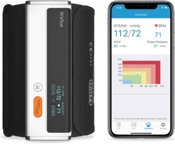 Wellue Armfit Plus Portable Blood Pressure Monitor w/ App