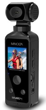 Minolta 4K Ultra HD Wi-Fi Enabled Pocket Camcorder