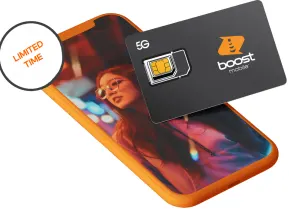 Unlimited Talk & Text + 2GB 5G/4G Data + Free SIM Kit @Boost Mobile
